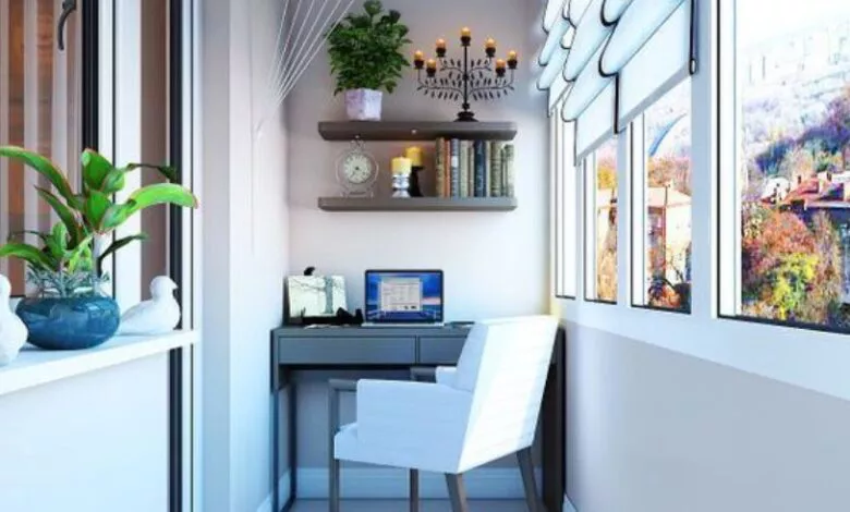 تبدیل تراس به دفتر کار