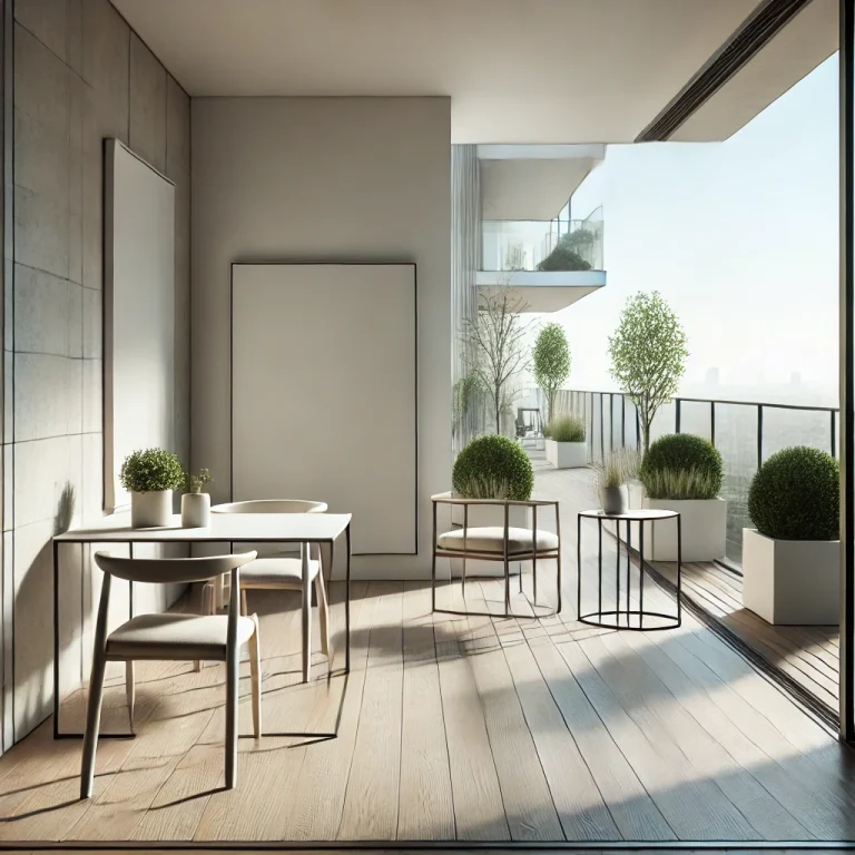 Balcony and terrace design