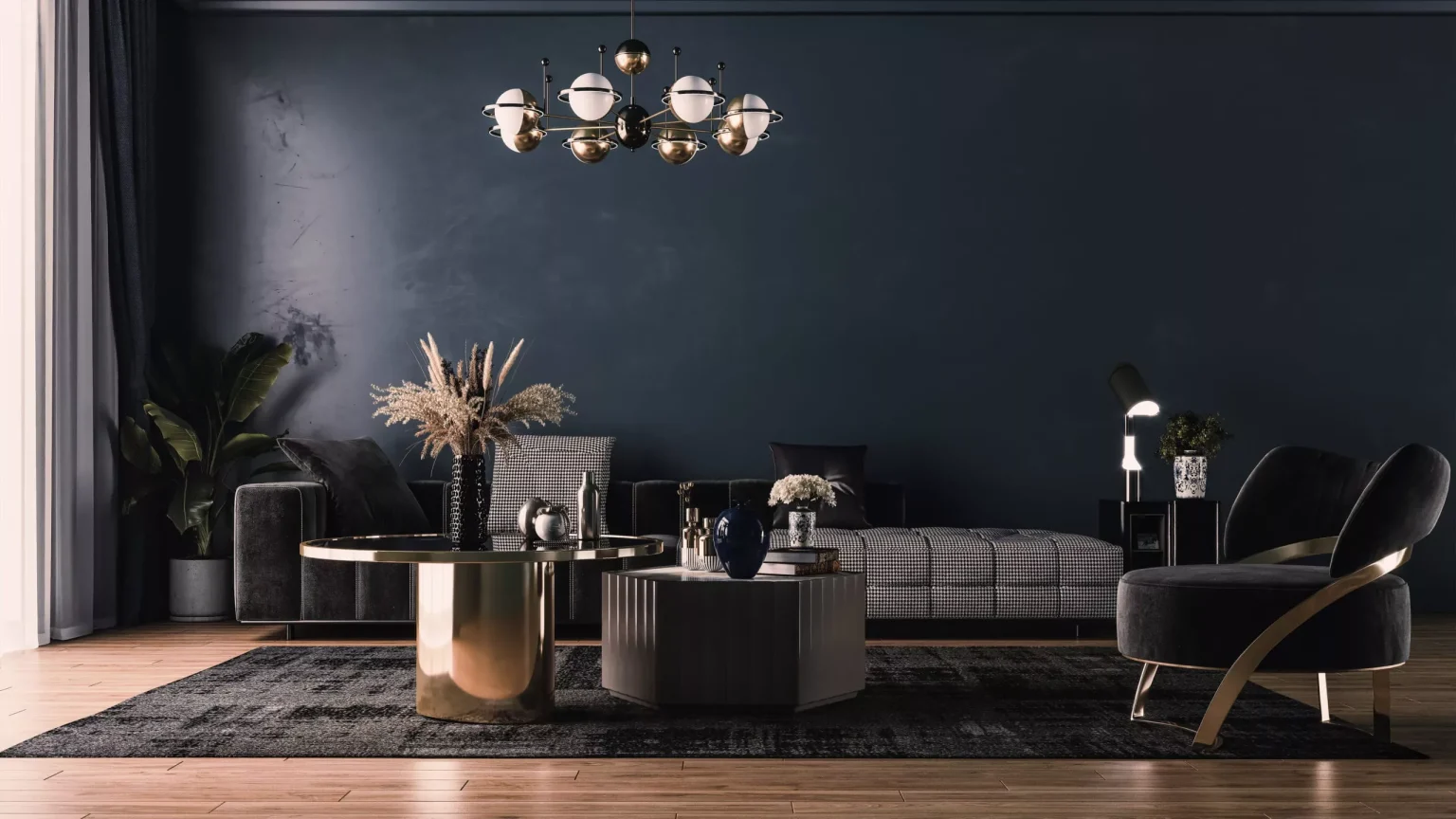 Use of dark color in decoration