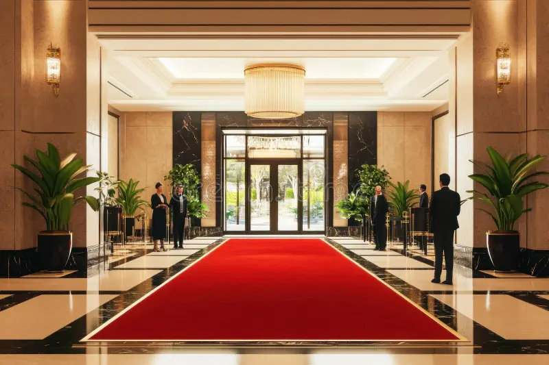 طراحی دکوراسیون ورودی هتل