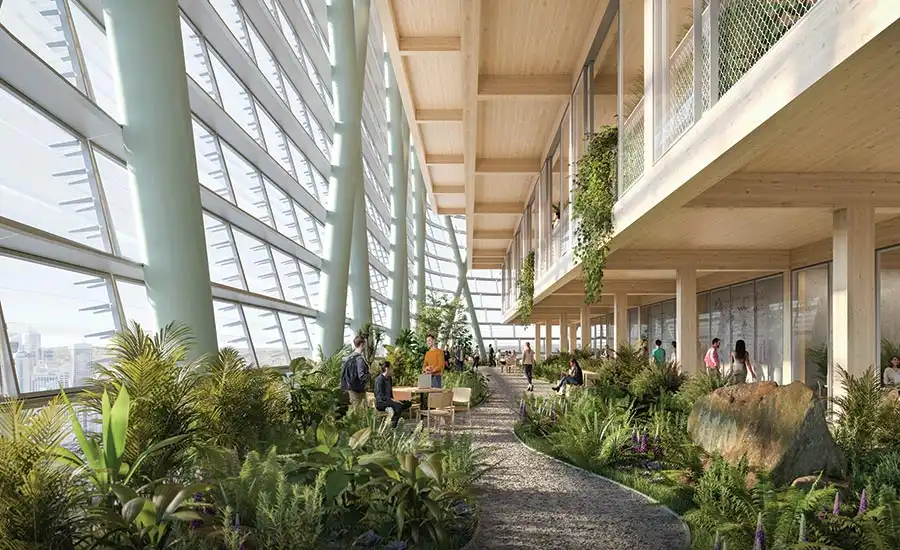 استفاده از نور طبیعی در طراحی ساختمان اداری